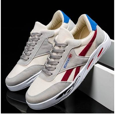 new spring men's shoes Korean version of the trend of men's sports and leisure canvas shoes student shoes - Image 8