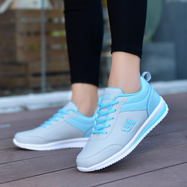 Leather student sneakers women - Image 8