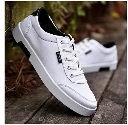 new spring men's shoes Korean version of the trend of men's sports and leisure canvas shoes student shoes - Image 7