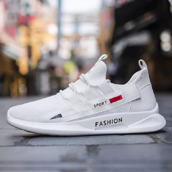 Sneakers fly knit men's shoes - Image 4