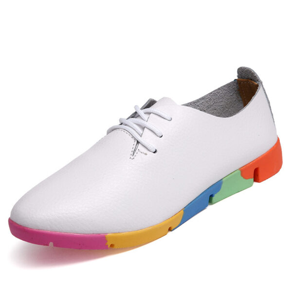 Women's Single Shoes Korean Nurse Shoes Women Casual Shoes White Shoes - Image 2