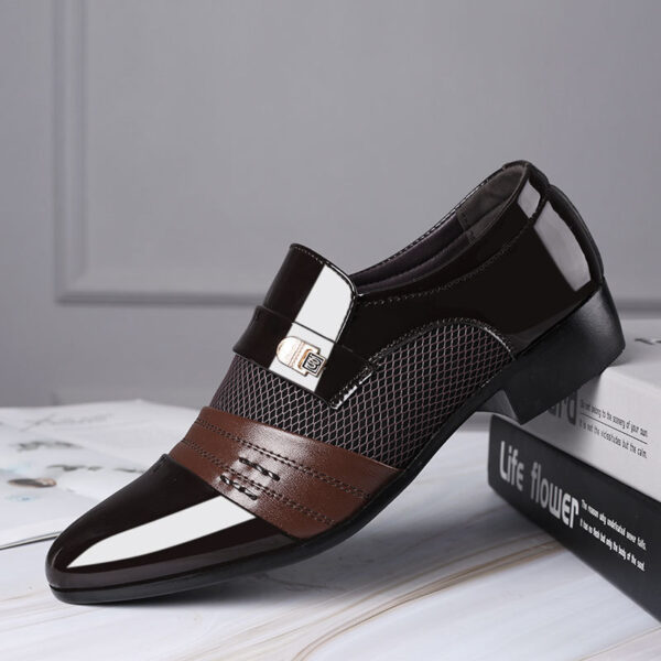 Men's shoes leather shoes men's casual shoes - Image 7