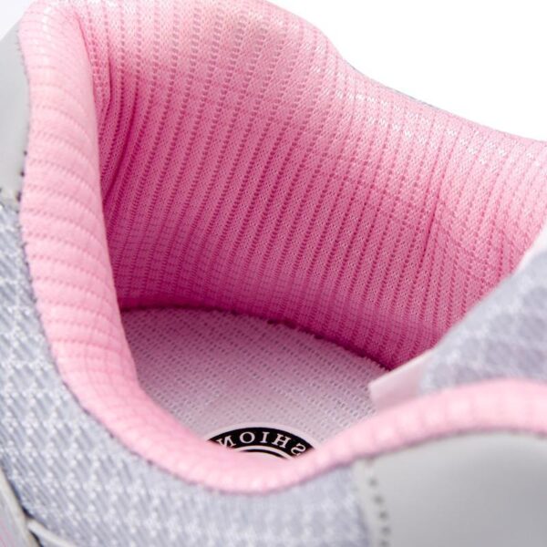 Mesh Lace Up Flat Shoes Sneakers Women - Image 7