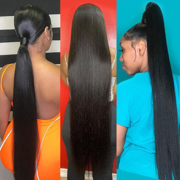 Long Size Hair Weaves Real Wigs and Hair Weaves - Image 2