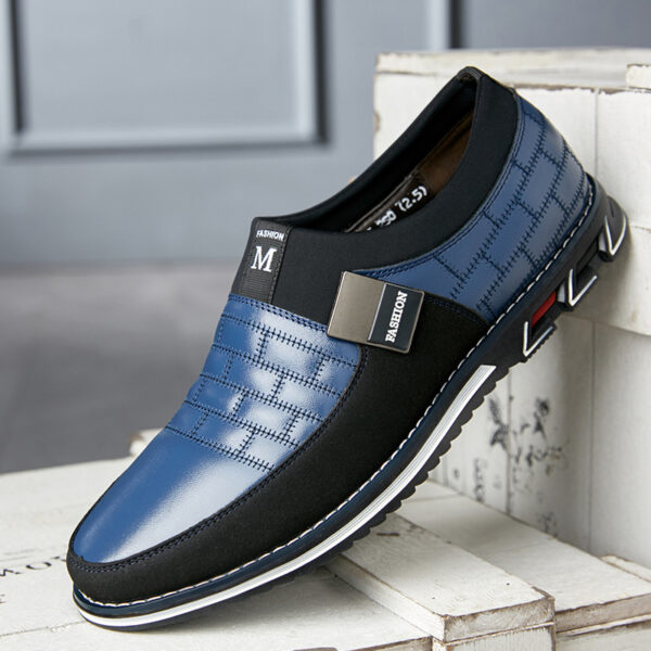 Large Size Leather Shoes Men New Casual Leather Shoes Men - Image 6