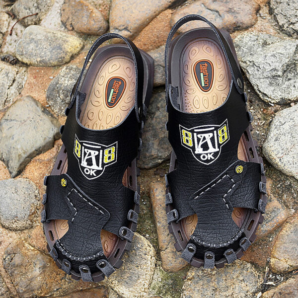 Baotou Sandals Men Casual Leather Sandals Men - Image 6