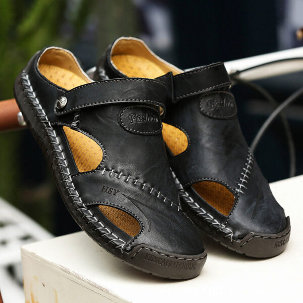 Summer Baotou Sandals Men Tide Soft Bottom Men Sandals And Slippers Casual All Match Outdoor Beach Shoes - Image 6