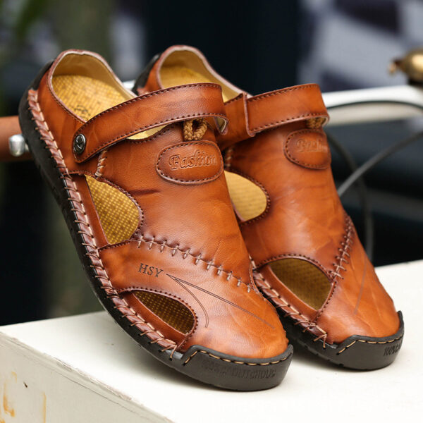 Summer Baotou Sandals Men Tide Soft Bottom Men Sandals And Slippers Casual All Match Outdoor Beach Shoes - Image 3