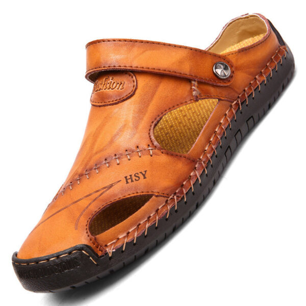 Summer Baotou Sandals Men Tide Soft Bottom Men Sandals And Slippers Casual All Match Outdoor Beach Shoes - Image 2