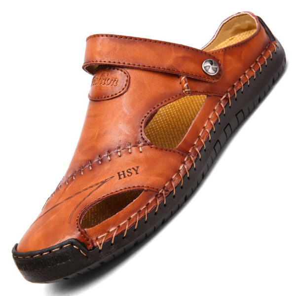 Summer Baotou Sandals Men Tide Soft Bottom Men Sandals And Slippers Casual All Match Outdoor Beach Shoes - Image 4