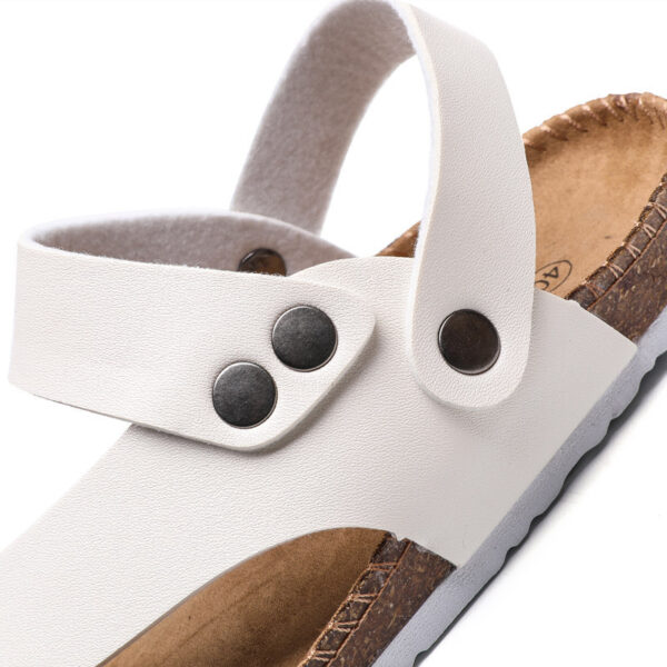Slippers Men Summer Trend Flip Flops Men Cork Beach Flip Flops - Image 5