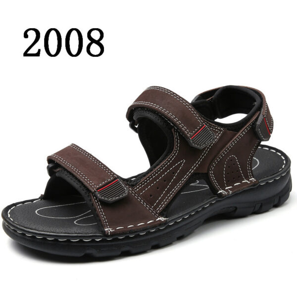 Summer Sandals Men's Velcro Sandals And Slippers - Image 9