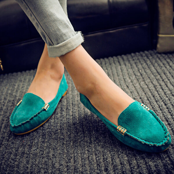 Flat Heel Pumps Single Shoes Flat Women's Shoes Student Peas Shoes - Image 2