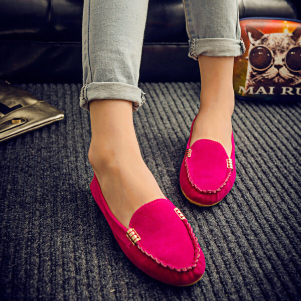 Flat Heel Pumps Single Shoes Flat Women's Shoes Student Peas Shoes - Image 5