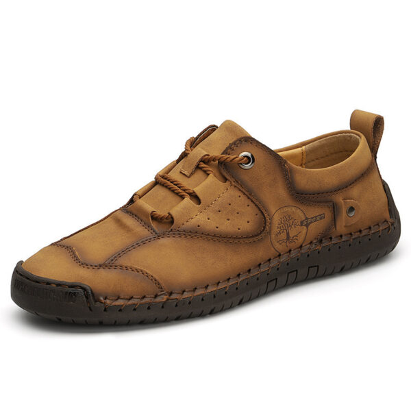 Spring New Casual Leather Shoes For Men - Image 3