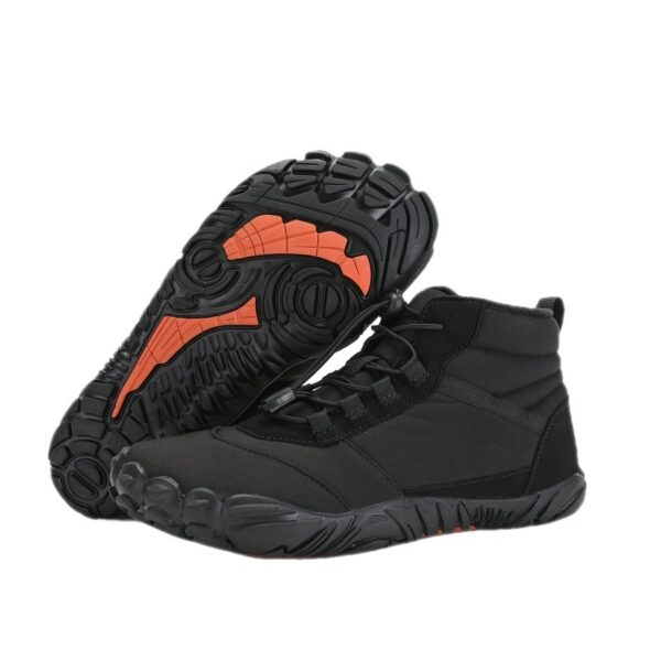 Fleece-lined Waterproof Snow Warm Breathable Couple High-top Casual Cotton Shoes - Image 8