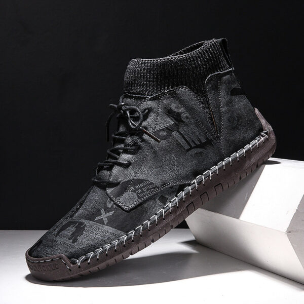 Socks high-top shoes men - Image 4