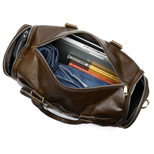 Leather travel bag - Image 4