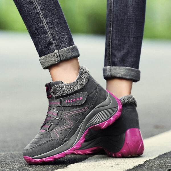 Hiking Shoes For Women Real Leather Non-Slip Outdoor Hiking Boots Trekking Shoes Waterproof Sport Sneakers Camping Sport Shoes - Image 8