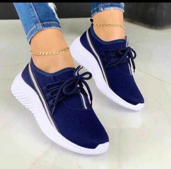 Stripe Sneakers For Women Sports Shoes - Image 2