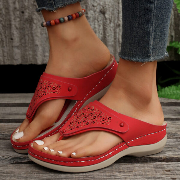 Thong Sandals Summer Flip Flops Women Outdoor Slippers Beach Shoes - Image 7