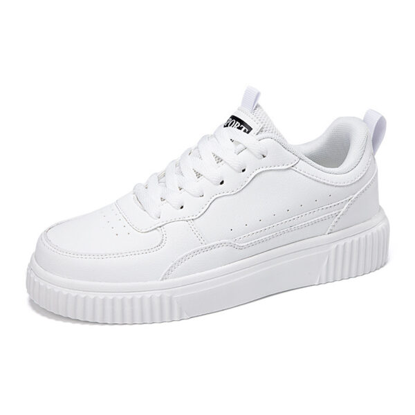 Breathable Versatile White Shoes Korean Style For Students - Image 4
