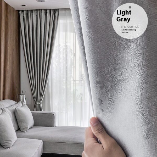 Thickened Shading Curtain Living Room Balcony Bay Window - Image 8