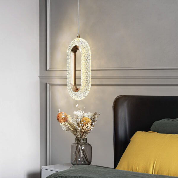 Light Luxury Postmodern Extremely Simple Head Small Chandelier - Image 9