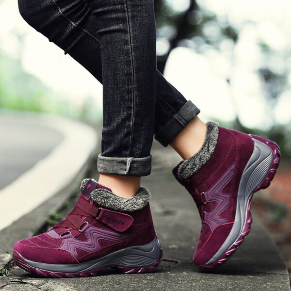 Hiking Shoes For Women Real Leather Non-Slip Outdoor Hiking Boots Trekking Shoes Waterproof Sport Sneakers Camping Sport Shoes - Image 3