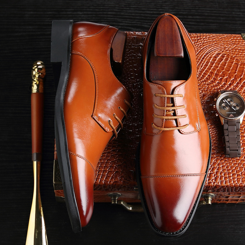 British style business shoes for men - Image 5