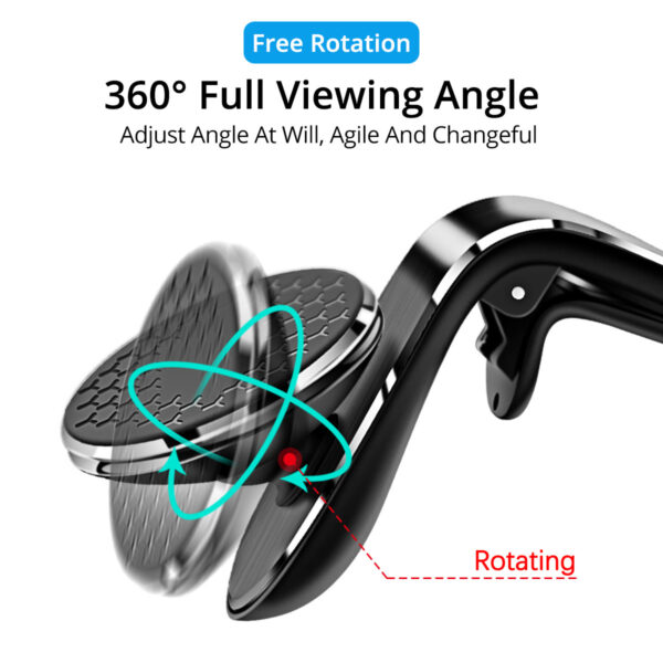 Magnetic Car Phone Holder Air Vent Magnet Mount Smartphone Phone Holder Car Rotation Bracket - Image 4