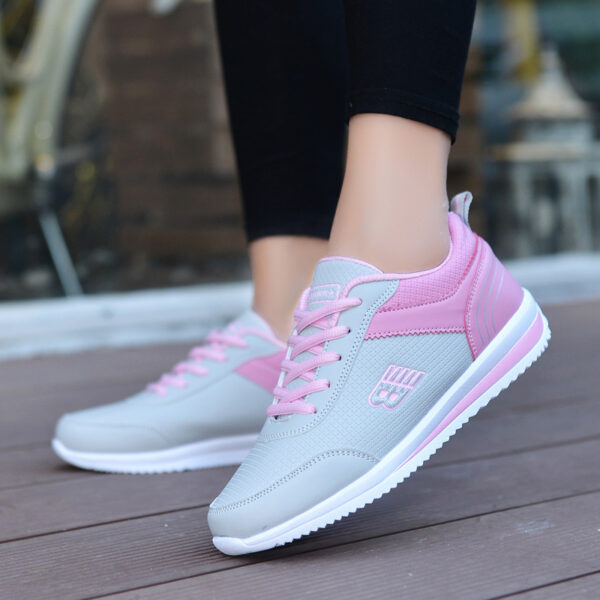 Leather student sneakers women - Image 9