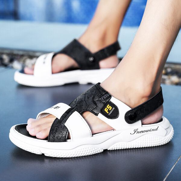 Summer Casual Outerwear Sandals And Slippers Beach Shoes Men - Image 3