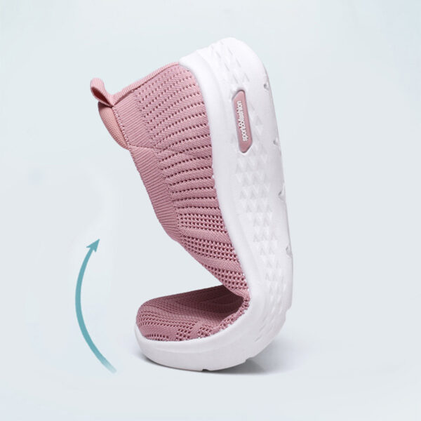 Casual Mesh Shoes Sock Slip On Flat Shoes For Women Sneakers Casual Soft Sole Walking Sports Shoe - Image 5