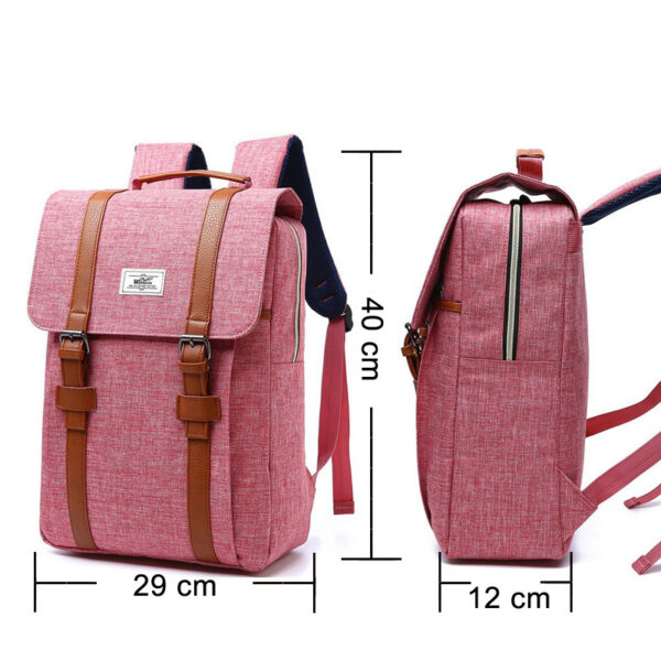 Canvas Computer Backpack - Image 3
