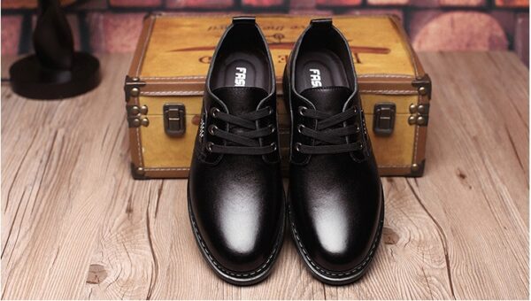 The new shoes shoes fall men's business casual shoes men shoes shoes round British Dad - Image 9