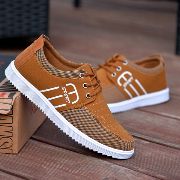 2021 new autumn air shoes men's casual shoes sneakers slip Korean fashion shoes - Image 8