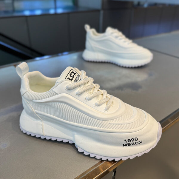 Spring And Summer Argan Running Sneaker Teenagers High-grade Fashion Brand Thick Bottom Increased - Image 9