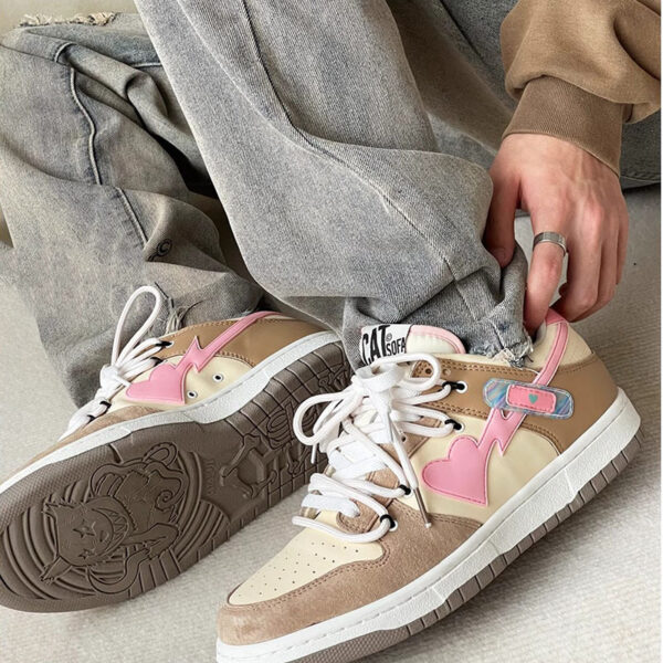 Band-Aid Niche Fashion Couple Shoes All-match Sports Skateboard Shoes - Image 10