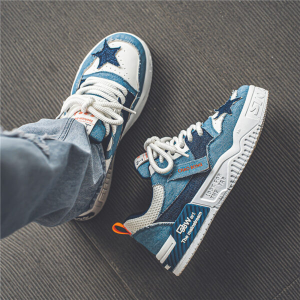 Breathable Casual Canvas Flat Shoes Men - Image 4