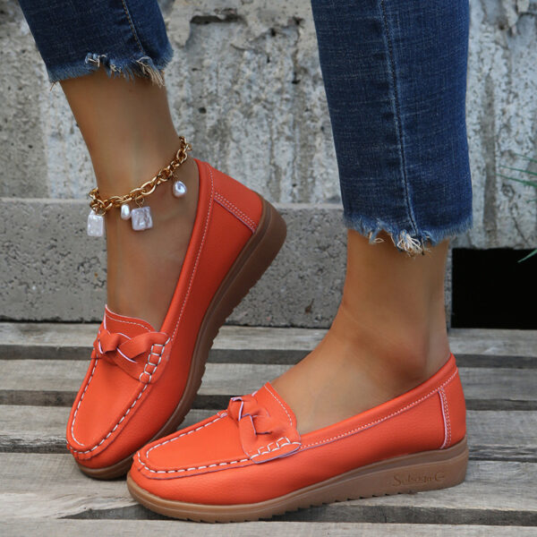 Women Flats Shoes Weave Design Soft Spring Summer Shoes - Image 5