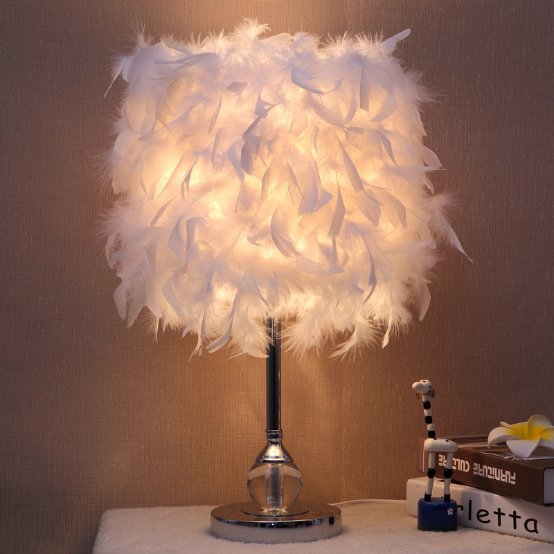 Feather bedroom cute girly night light - Image 4