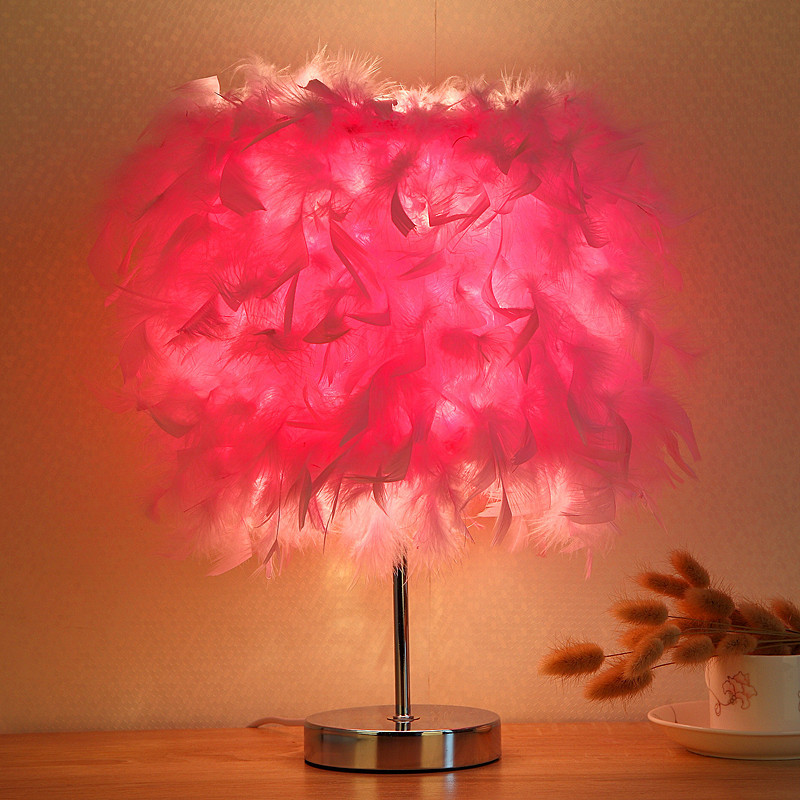 Feather bedroom cute girly night light - Image 5