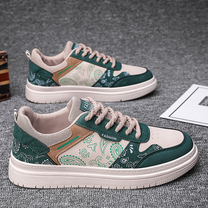 New Paisley Shoes All-match Fashion Low-top Spring Canvas Sports Board Shoes - Image 5