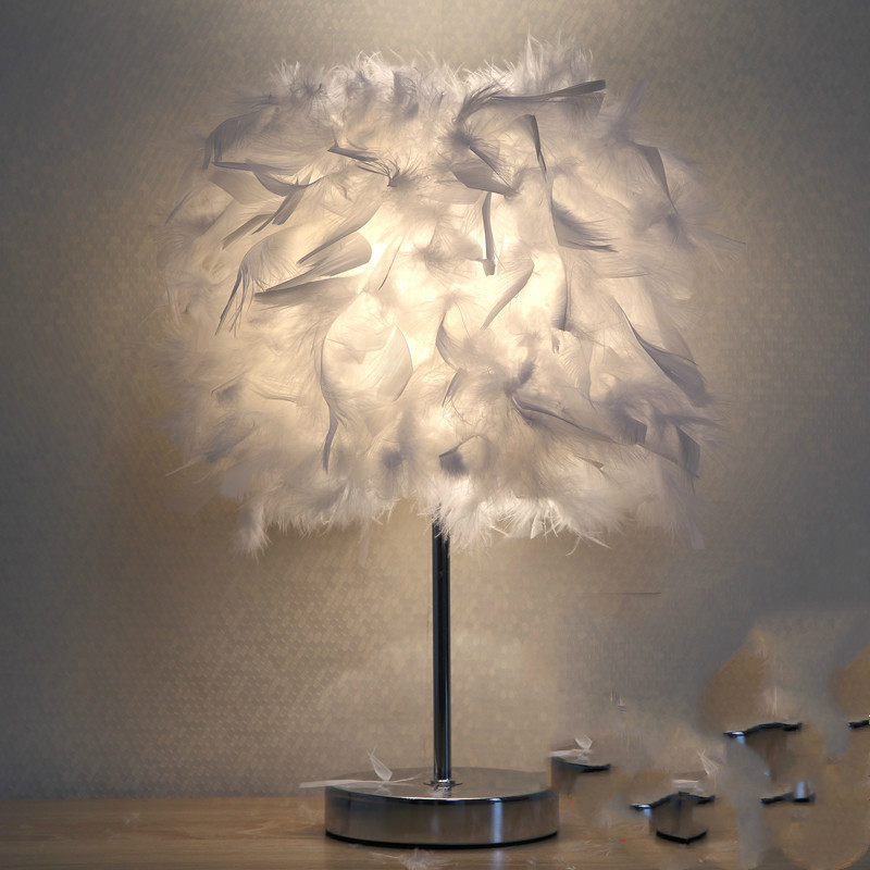 Feather bedroom cute girly night light - Image 3
