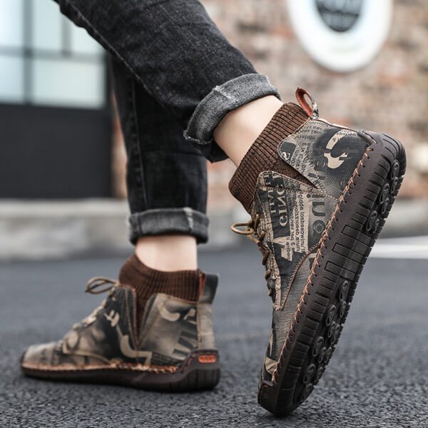 Socks high-top shoes men - Image 6