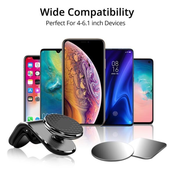 Magnetic Car Phone Holder Air Vent Magnet Mount Smartphone Phone Holder Car Rotation Bracket - Image 3