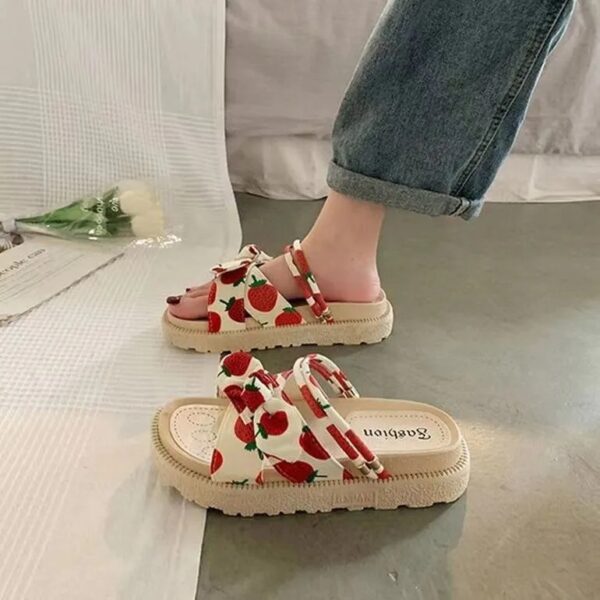 Women's Two Wear Flat Platform Sandals - Image 8