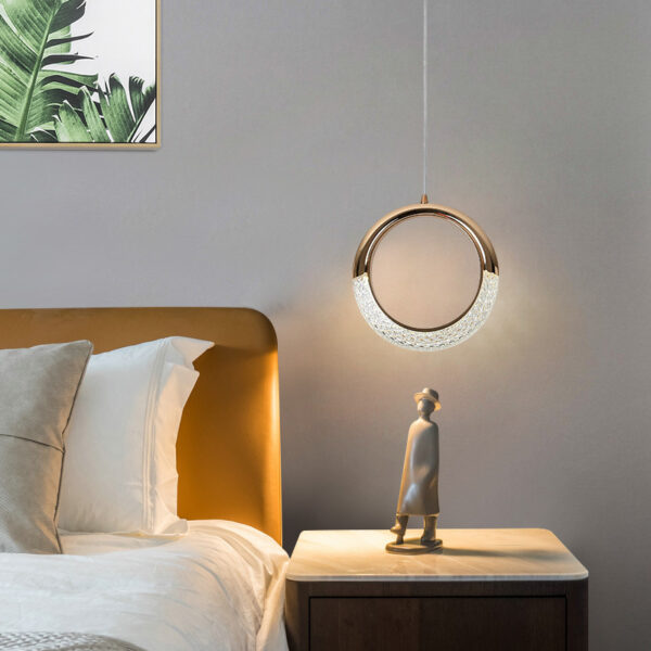 Light Luxury Postmodern Extremely Simple Head Small Chandelier - Image 2