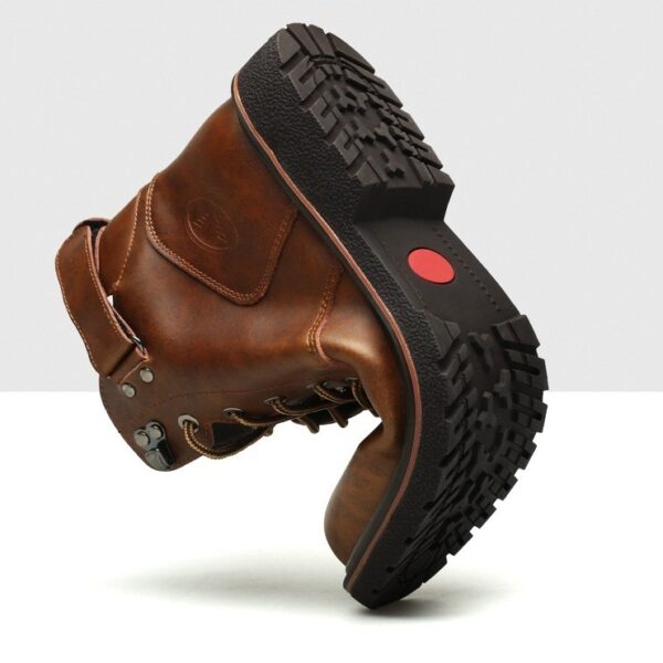 British Men Fleece-lined Martin Boots Casual Mid-top - Image 6